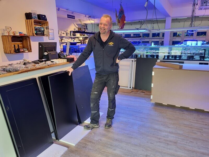 Aufbauen eines Meerwasseraquariums